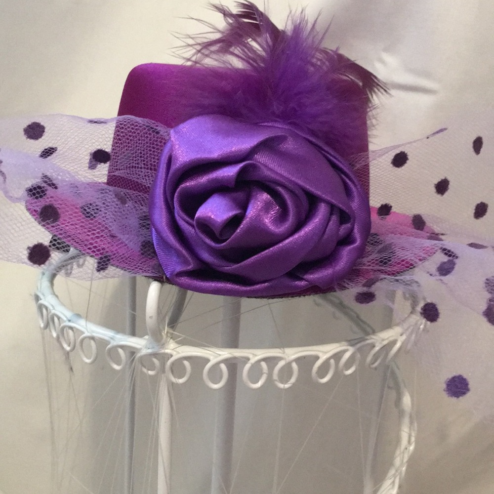 Purple top hats